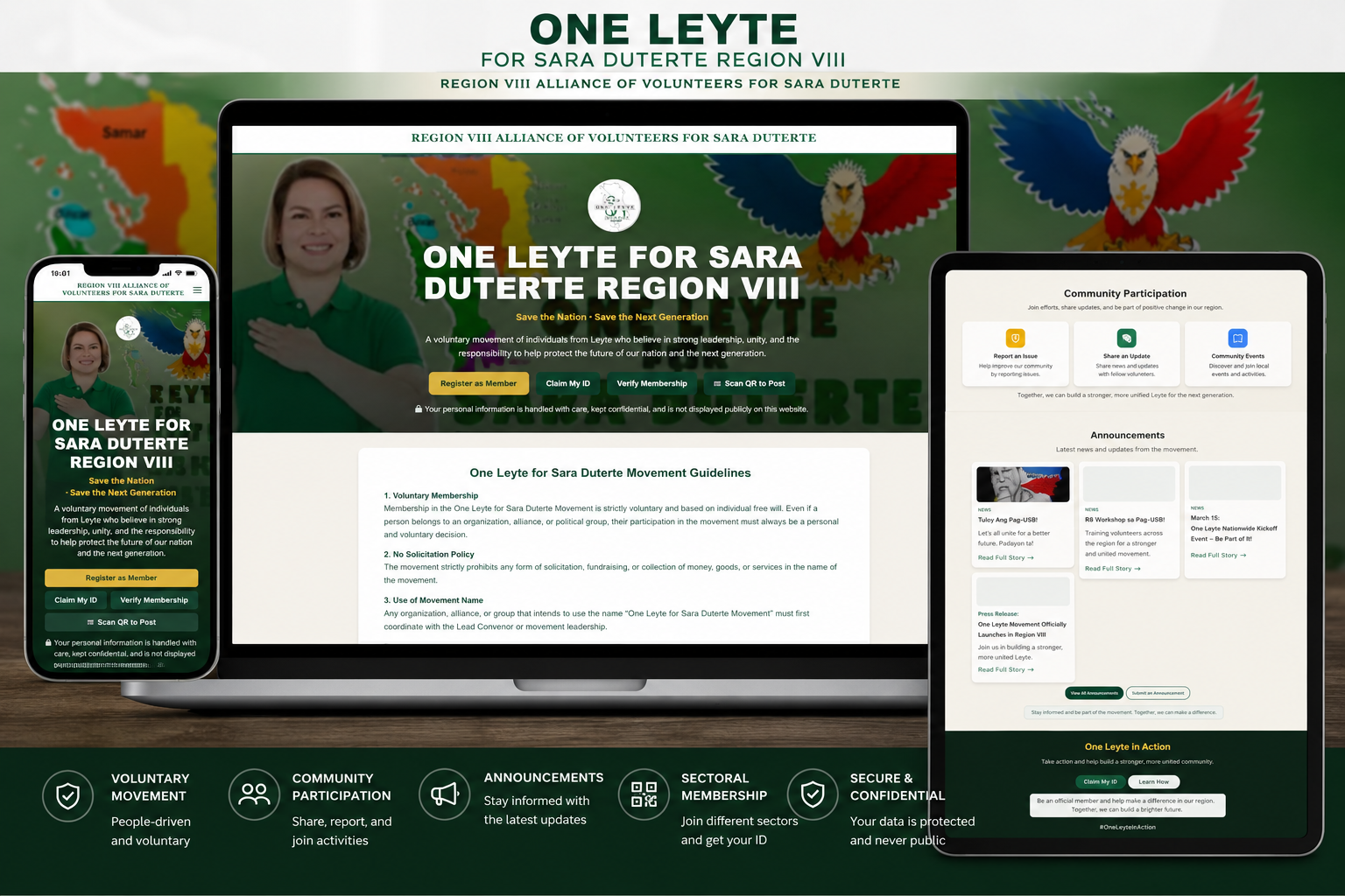 One Leyte for Sara DU30 Platform